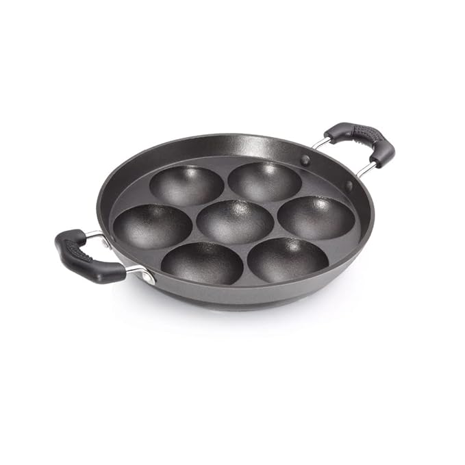 Induction Base Non Stick Paniyaram Pan Black