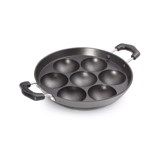 Induction Base Non Stick Paniyaram Pan Black