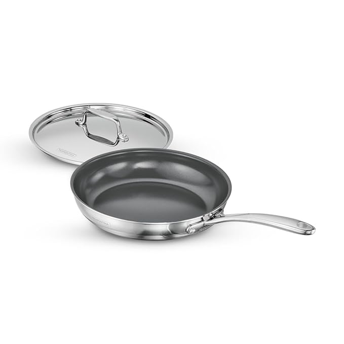 Healthy Triply Ceramic 24 cm Frypan with SS 304 lid