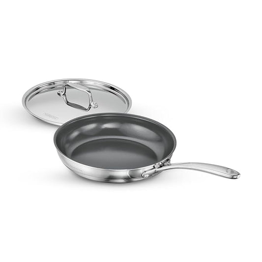 Healthy Triply Ceramic 24 cm Frypan with SS 304 lid