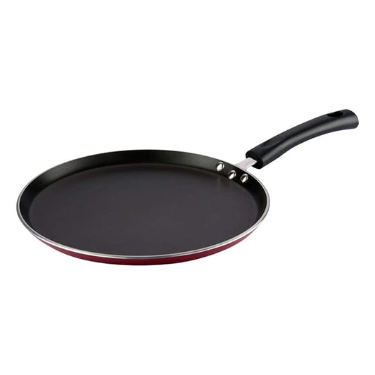 Aluminium Non Stick Dosa Omni Tawa - 25 cm, 4 mm Extra Thick, 3 Layer Ceramic Coat, Bakelite Handle