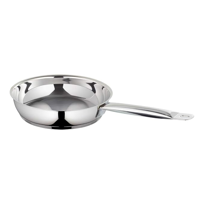 Stainless Steel Frying Pan 1.5 L, 20 cm, Impact Bonded Tri-ply Bottom