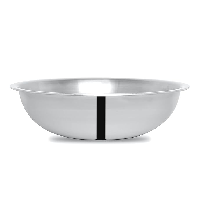 Triply Stainless Steel Tasla Kadai With Induction Base Kadhai Without Handle