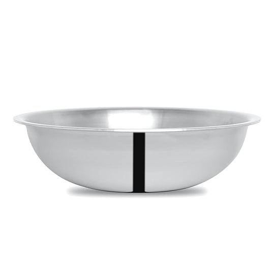 Triply Stainless Steel Tasla Kadai With Induction Base Kadhai Without Handle