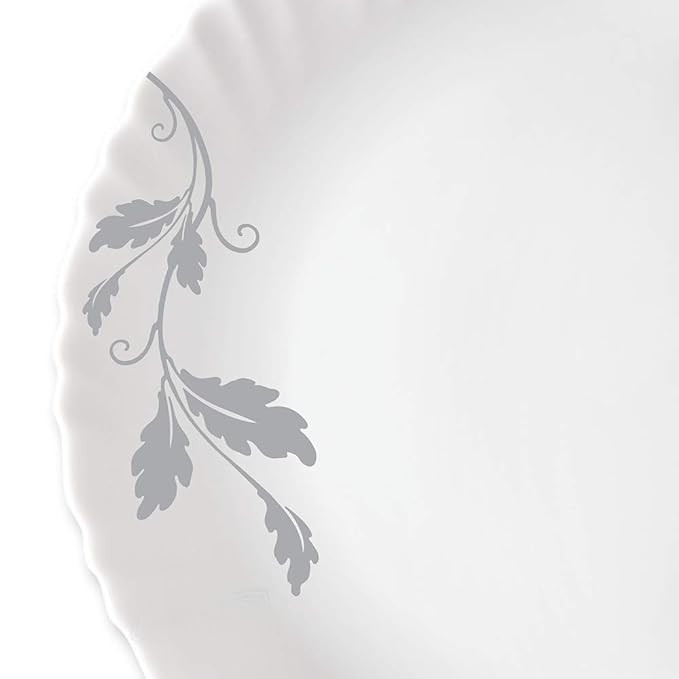 Opalware Plate, Set of 6, 11 inch, White