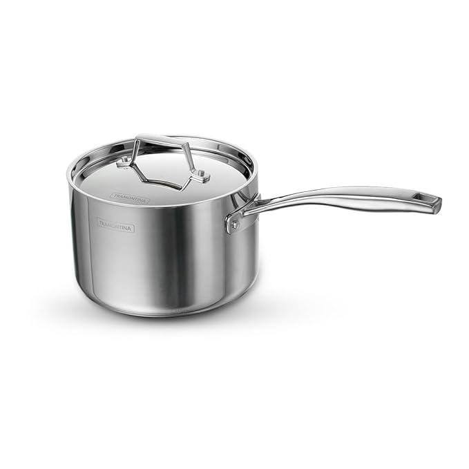 Triply 18 cm/2.9L Sauce Pan with SS 304 Lid