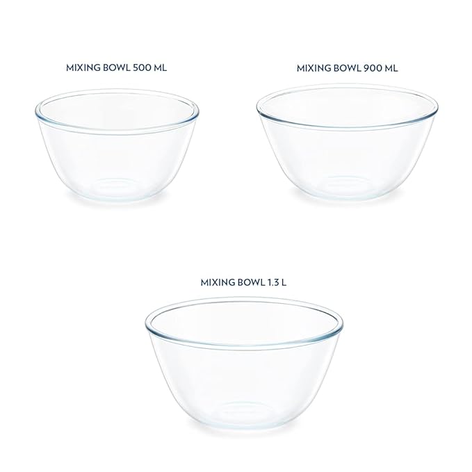 Select Serving & Mixing Bowl, Set of 3 (500 ml + 900 ml + 1.3L)