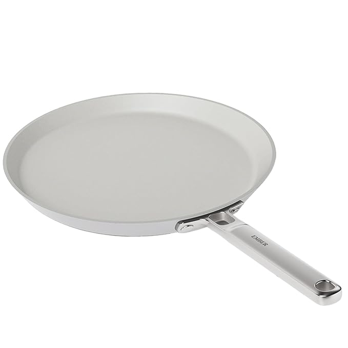 Ceramic Non Stick Dosa Tawa 28 cm, Stainless Steel Handle, Grey