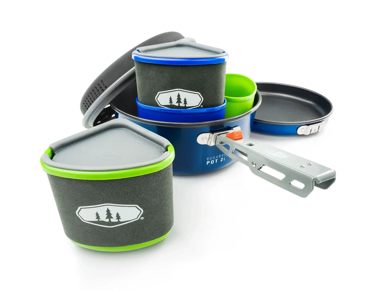 Ceramic Outdoor Cooking Set for 2 People