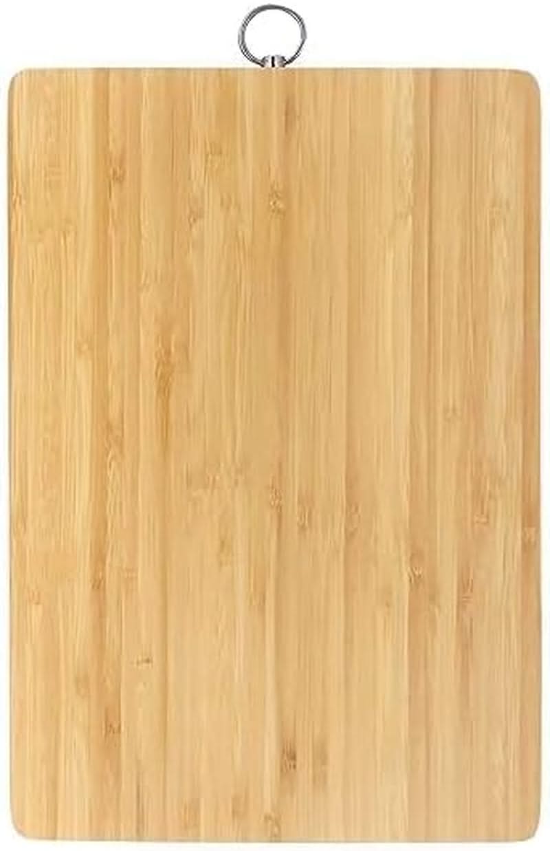 Wooden Bamboo Cutting Board – Non-Slip Chopping Board for Meat, Vegetables, Cheese, and Bread (20 x 30 x 1.3 cm)