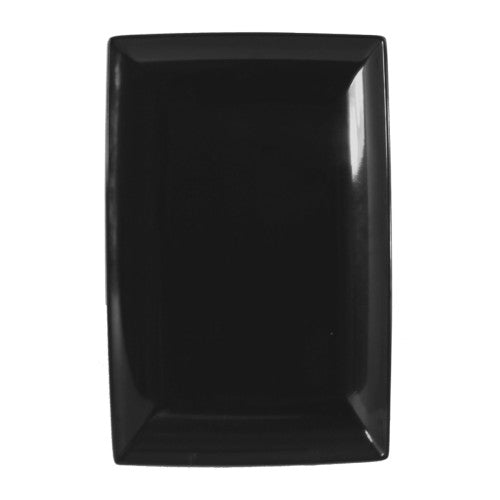 Classic Rectangular Melamine Black Tray 320mm x 200mm - Pack of 12