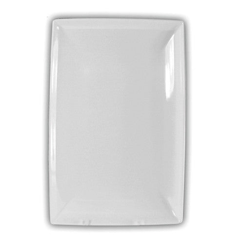 Classic Rectangular Melamine White Tray 320mm x 200mm - Pack of 12