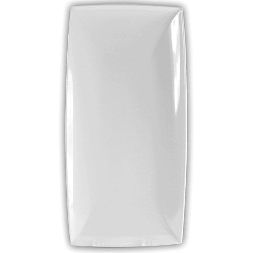 Classic Rectangular Melamine White Tray 330mm x 165mm - Pack of 12