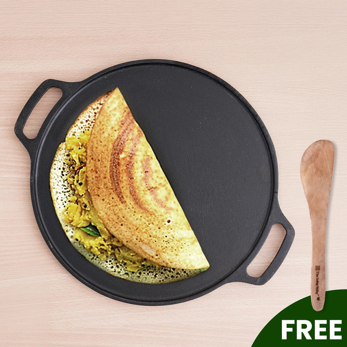 Cast Iron Roti Dosa Tawa 30.2 cm 3kg Pre-Seasoned