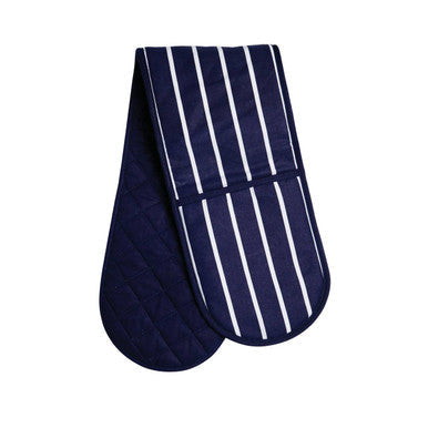 Navy and White Striped Double Oven Glove