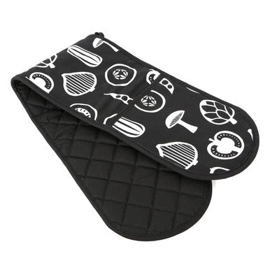Extended Length Black Double Oven Glove