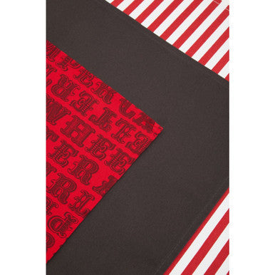 Set of 3 Assorted Design Tea Towels