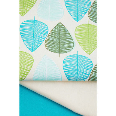 Set of 3 Green Leaf Tea Towels