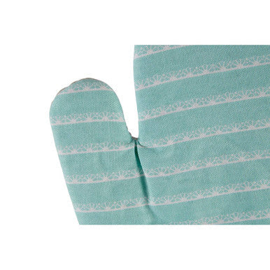 Assorted Muted Pattern Cotton Single Oven Glove with Hanging Loop