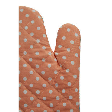 Floral and Dot Single Oven Glove