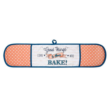 Floral and Polka Dot Double Oven Glove