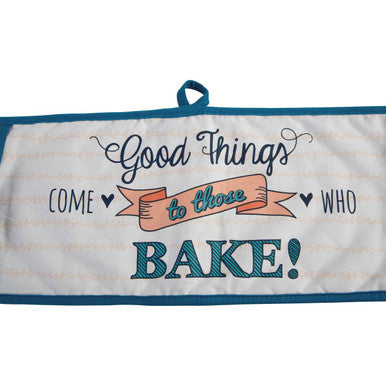Floral and Polka Dot Double Oven Glove