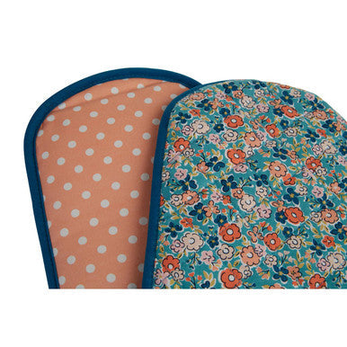 Floral and Polka Dot Double Oven Glove