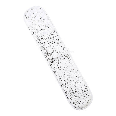 White and Black Splatter Double Oven Glove