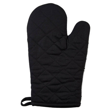 White and Black Splatter Single Oven Glove