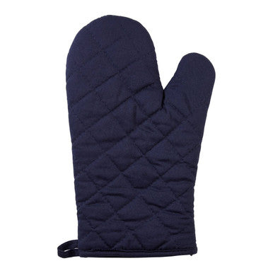 White and Blue Graphic Single Oven Glove