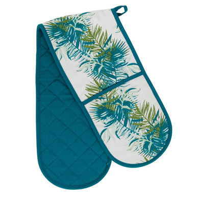 Tropical Palm Double Oven Glove