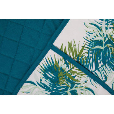 Tropical Palm Double Oven Glove