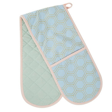 Pastel Art Deco Double Oven Glove