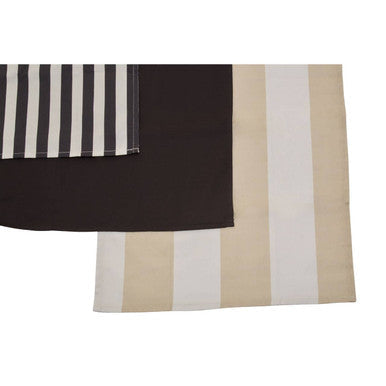 Set of 3 Monochrome Stripe Tea Towels