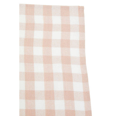 Set of 3 Amber and White Check Tea Towels