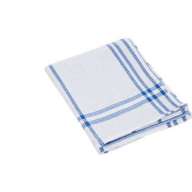 Set of 3 Blue and White Waffle Tea Towels
