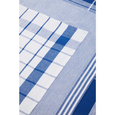Set of 3 Blue and White Tea Towels
