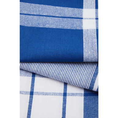 Set of 3 Blue and White Tea Towels