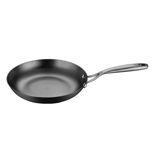 Plus Light Weight Cast Iron Frying Pan, Metal Spatula Safe Pan, Nitrided Cast Iron Egg Pan, 1.4 L, 24 cm