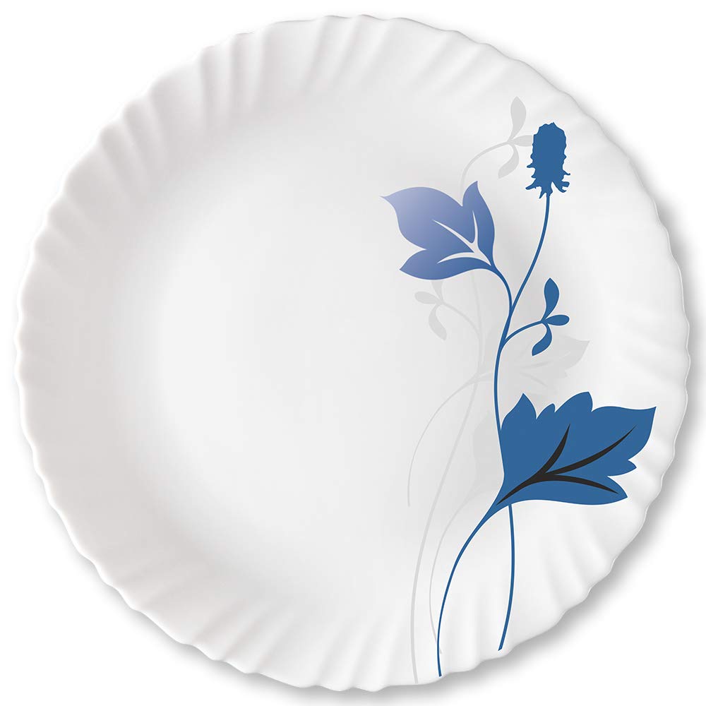 Opalware Ageria Full Plate, White, 11 inch, Set of 6