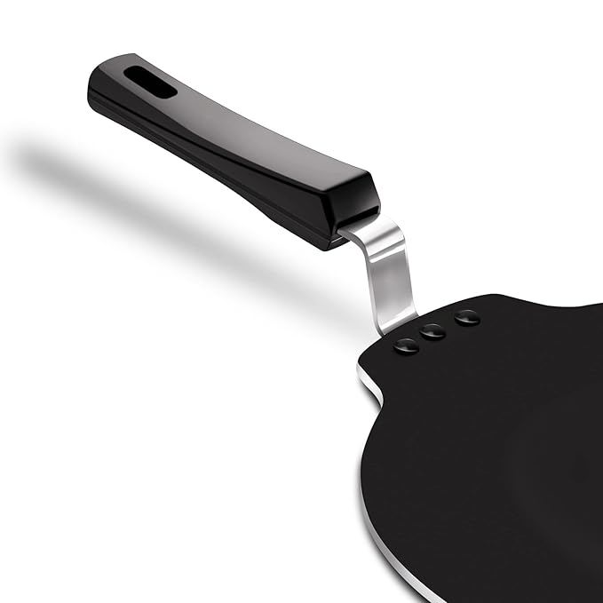 Induction Dosa Tawa Without Edge, 30 cm, Black