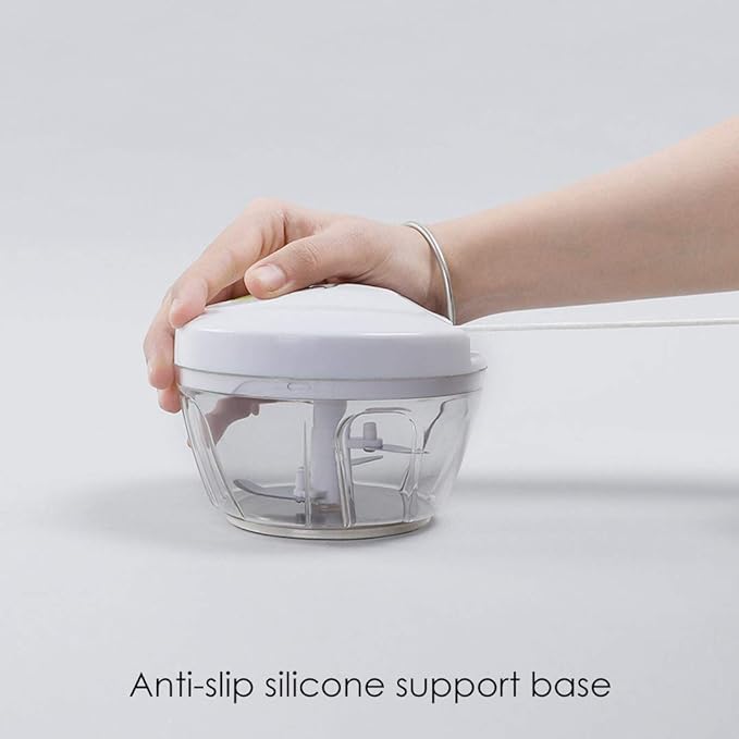 Classic String Vegetable Chopper & Whipper, Vegetable Cutter, 3 Stainless Steel Blades, 300 ml