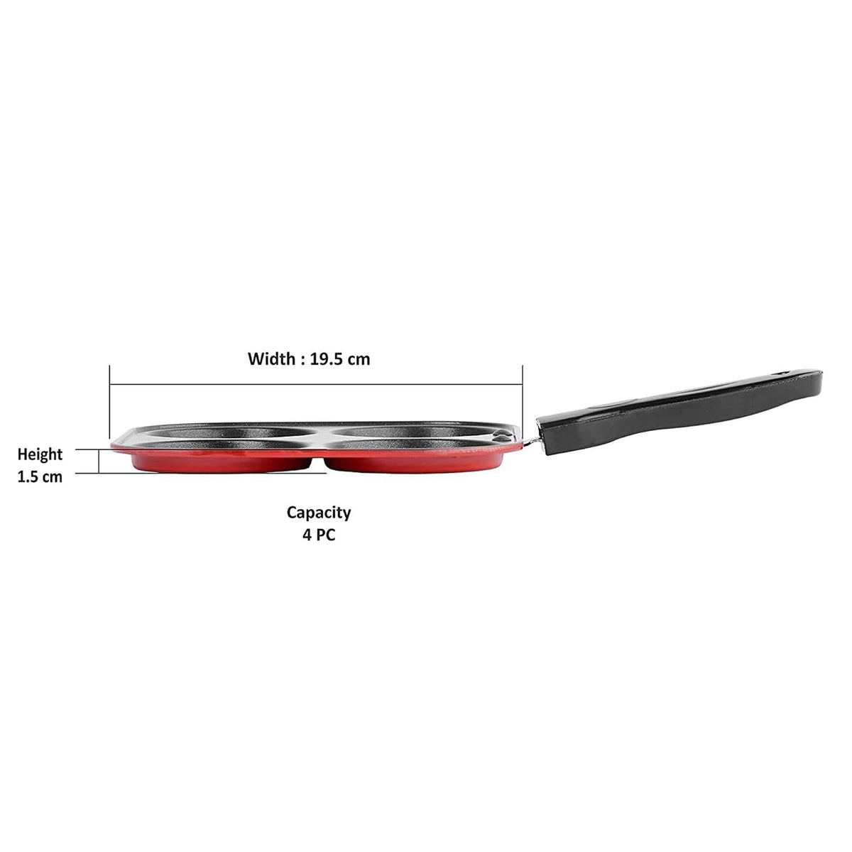 Non-Stick Casting Uttapam Pan Maroon