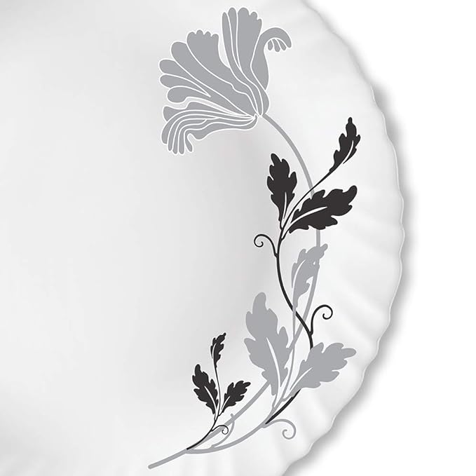 Opalware Plate, Set of 6, 11 inch, White