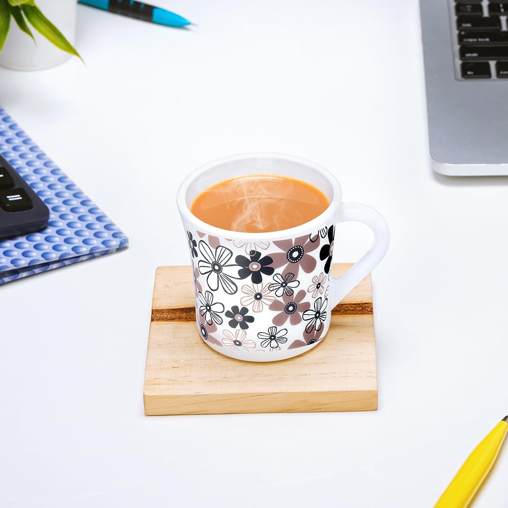 Macy Opalware Mug, Set of 6 Tea/coffee Mugs, 210 ml Each