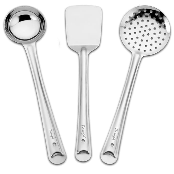 3 Pieces Stainless Steel Kitchen Tools Set for Cooking