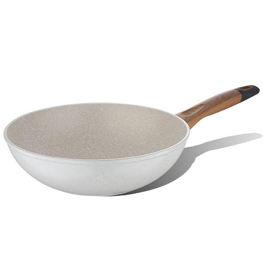 Naturally Forged Nonstick 28 cm Wok, 3.3 L Capacity