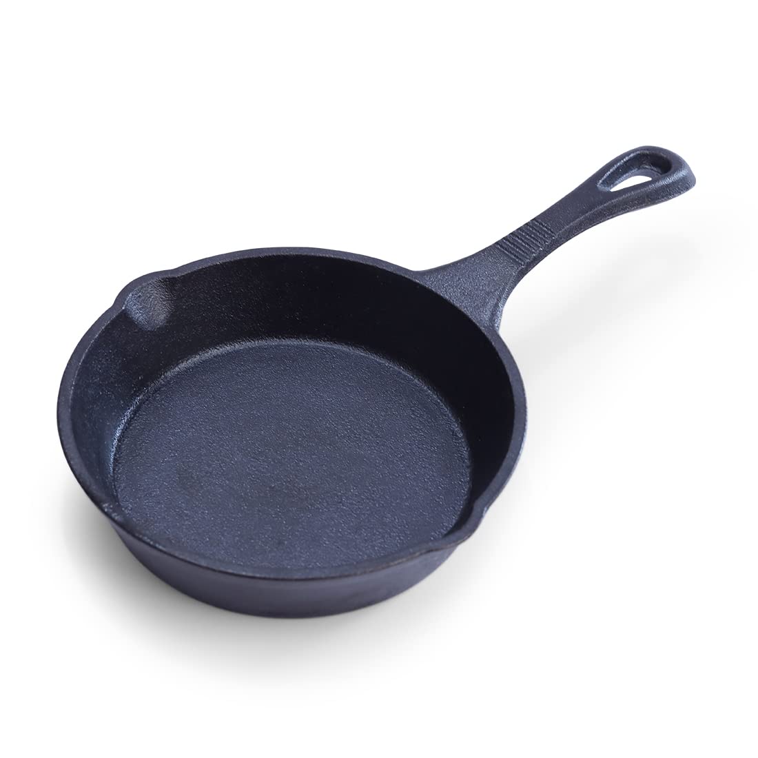 Pre Seasoned 15 cm Cast Iron Fry Pan, Black