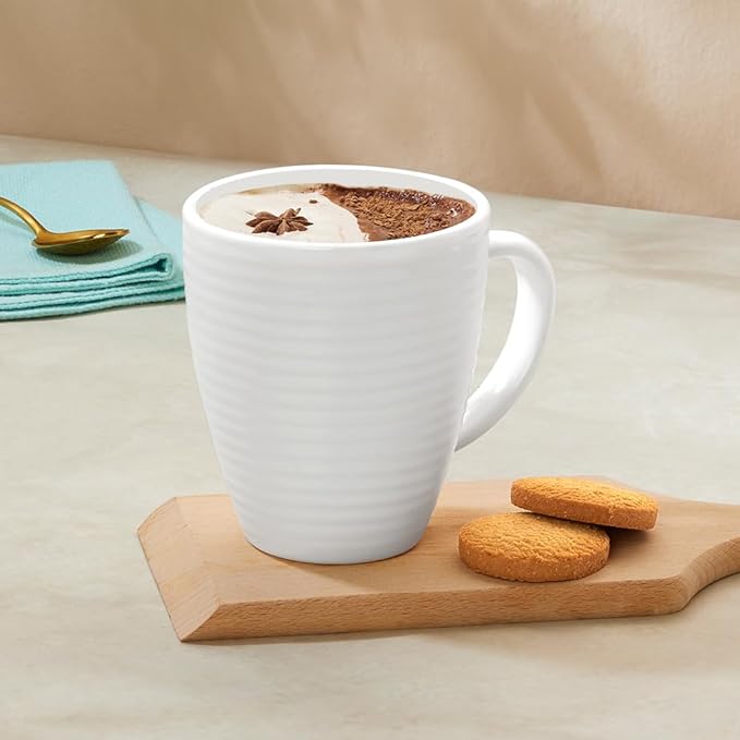 Tea/coffee Orbit White Opalware, 390 ml Mug