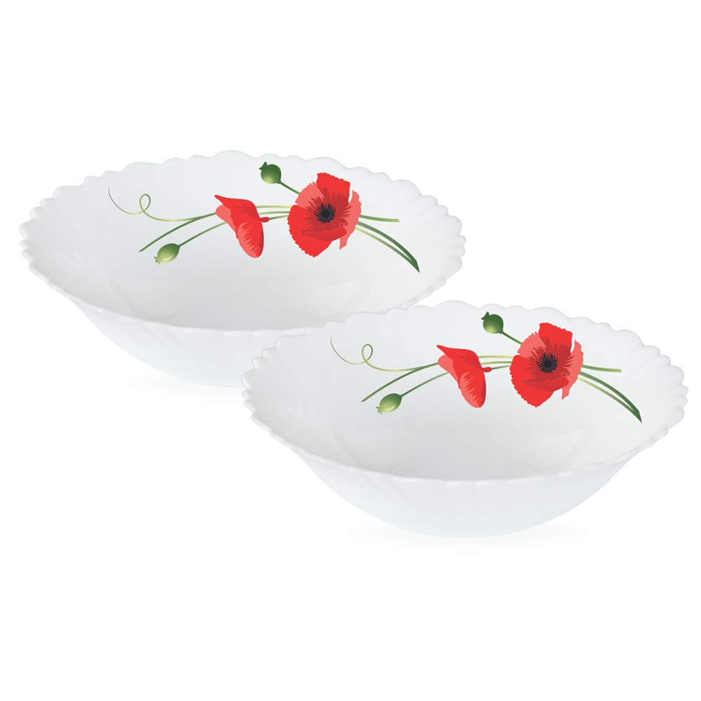 Opalware Bowl Set, Set of 2, White
